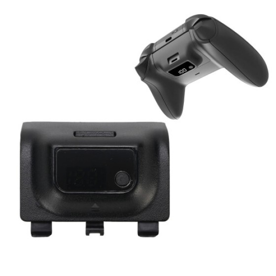 Rechargeable Battery Pack for X/S Controller 1400mAh LED Display 2 Pack Black